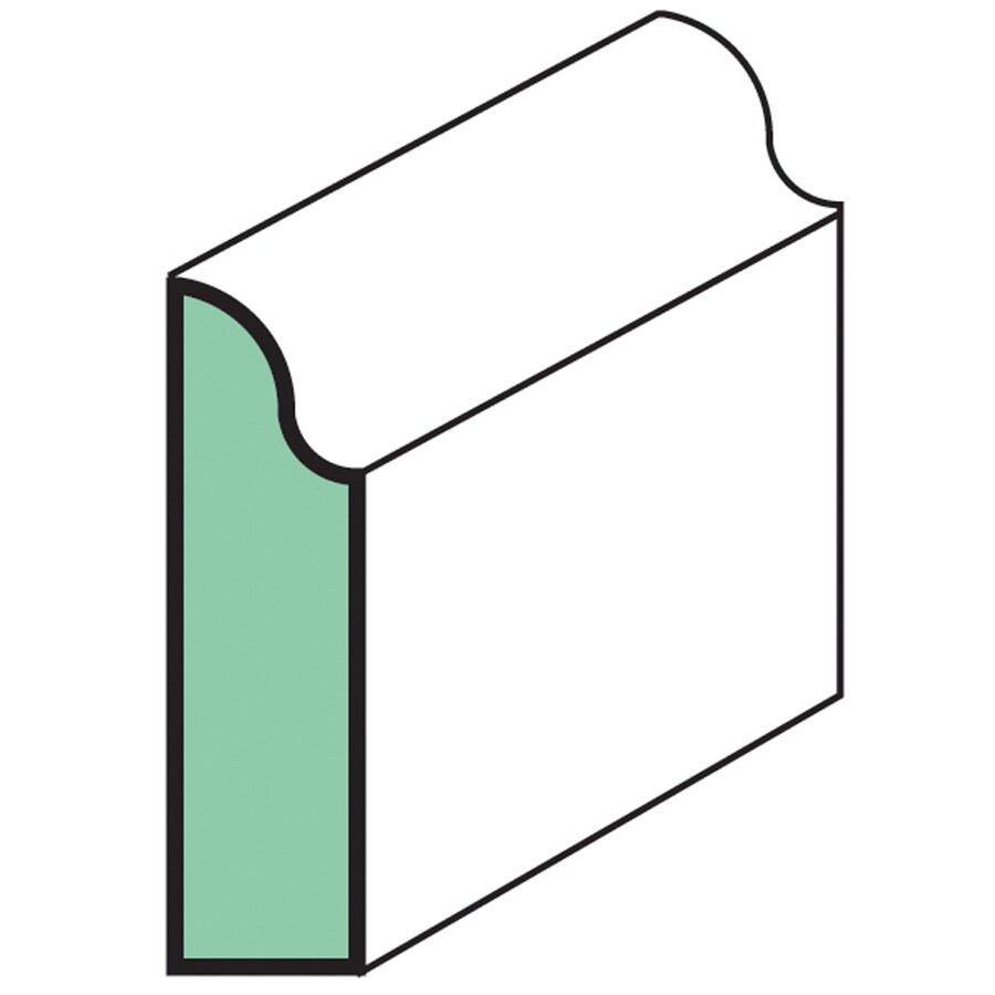 EverTrue 916 Pine Stop 1 3/8" x 7' x 3/8"