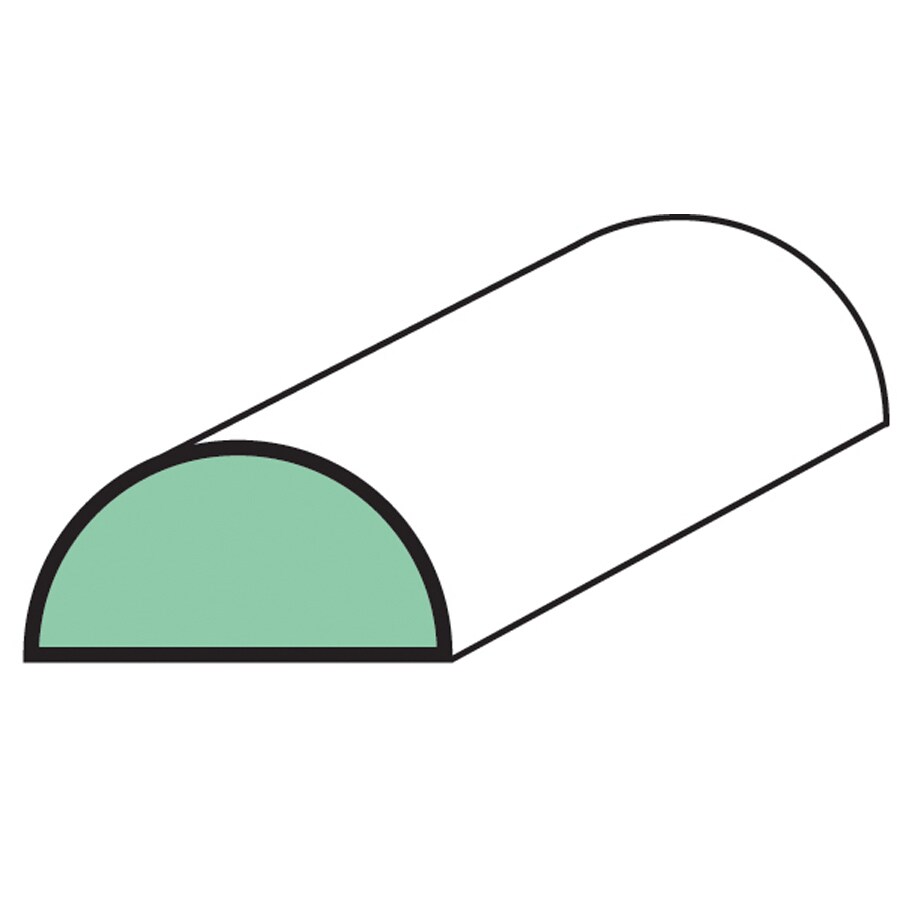 Evertrue 1 X 2 8 Half Round Moulding At Com Evertrue 1 X 2 8 Half Round Moulding