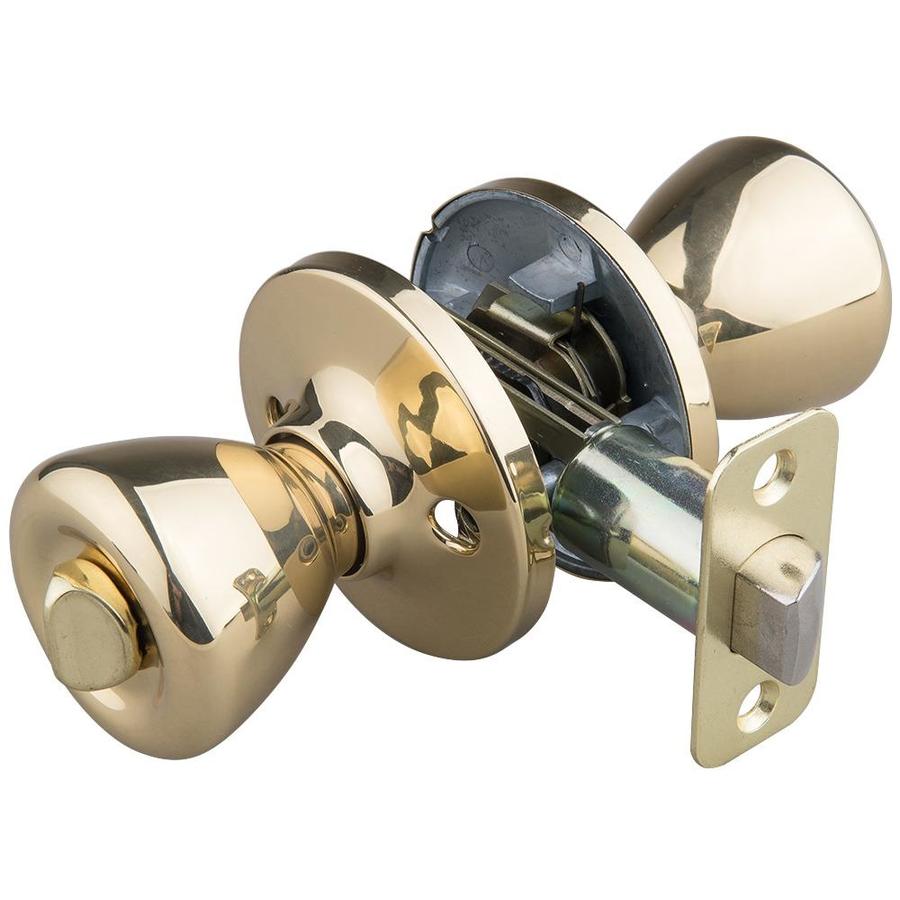 EZFLO Brass Privacy Door Knob in the Door Knobs department at