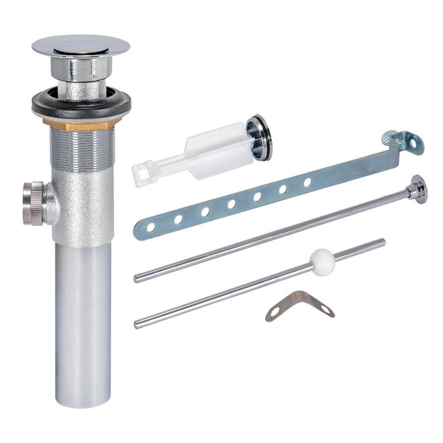EZFLO Chrome Bathroom Sink Pop Up Drain in the Sink Drains & Stoppers