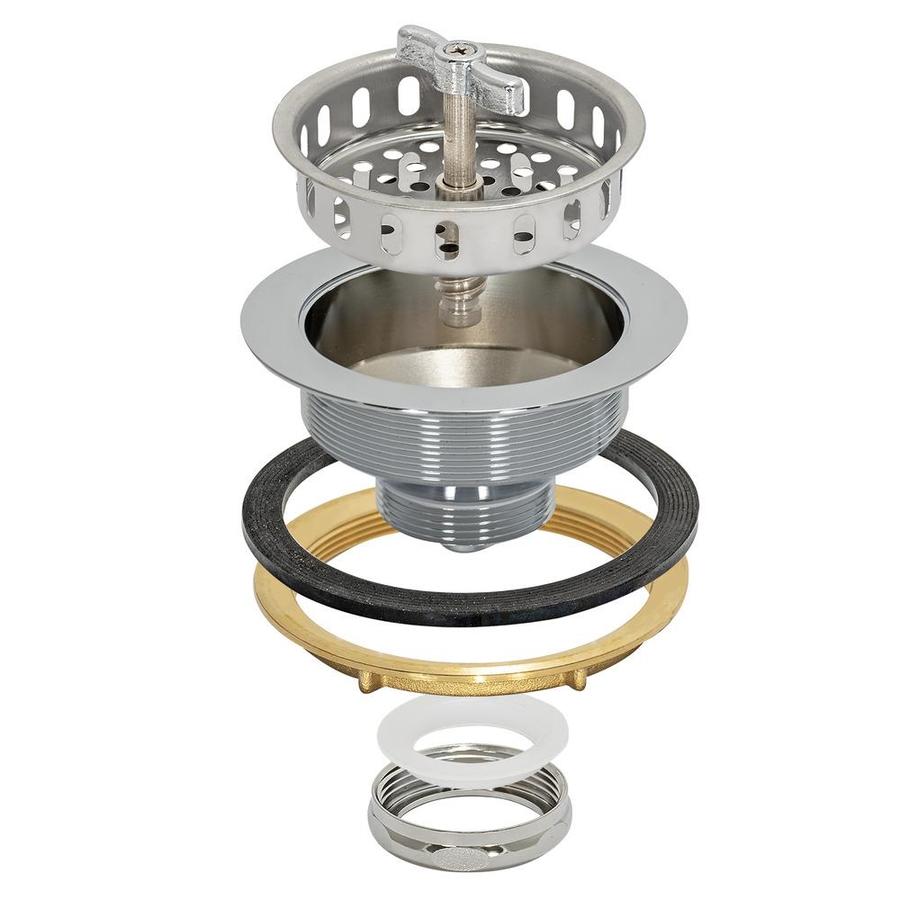 EASTMAN Spin and Seal Sink Strainer Brass Slip-Joint Nut at Lowes.com
