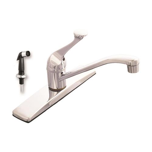 EZ-FLO Chrome 1-Handle Deck Mount Low-Arc Handle/Lever ...