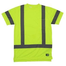 UPC 092021187877 product image for BERNE APPAREL Xx-Large Hi-Vis Yellow High Visibility (Ansi Compliant) Enhanced V | upcitemdb.com