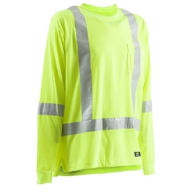 UPC 092021187990 product image for BERNE APPAREL X-Large Hi-Vis Yellow High Visibility (Ansi Compliant) Enhanced Vi | upcitemdb.com