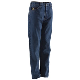 UPC 092021283364 product image for BERNE APPAREL Men's 50x30 Stone Wash Dark Denim HRC 2 Work Pants | upcitemdb.com