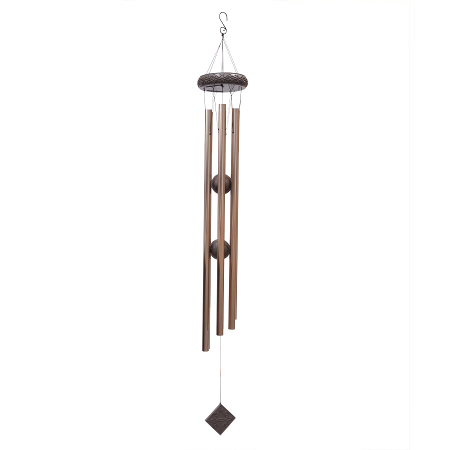 Garden Treasures 57 In L Bronze Metal Wind Chime At Com Garden Treasures 57 In L Bronze Metal Wind Chime