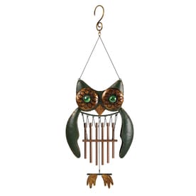 Garden Treasures 19.25-in Multi-Color Metal Wind Chime
