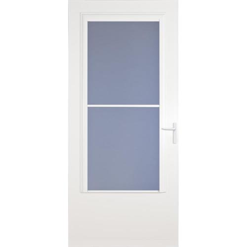 Larson Concord White Mid View Wood Core Storm Door Common 36 In