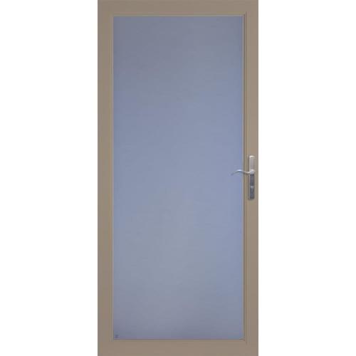 Larson Secure Elegance Sandstone Full View Aluminum Storm Door Common 36 In 81 In Actual 35