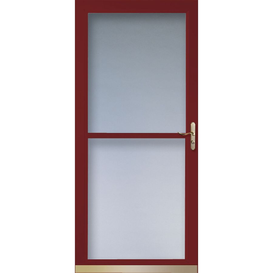 LARSON 36in x 81in Cranberry Tradewinds FullView Tempered Glass