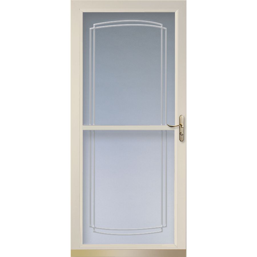 LARSON 36-in x 81-in Full-view Storm Door in the Exterior Shutters ...