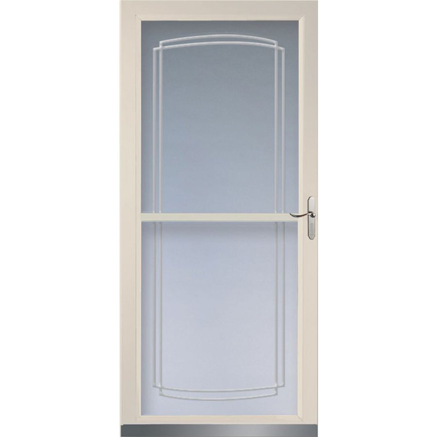 Shop LARSON 36"W Almond Tradewinds Bevel eTouch Retractable Screen