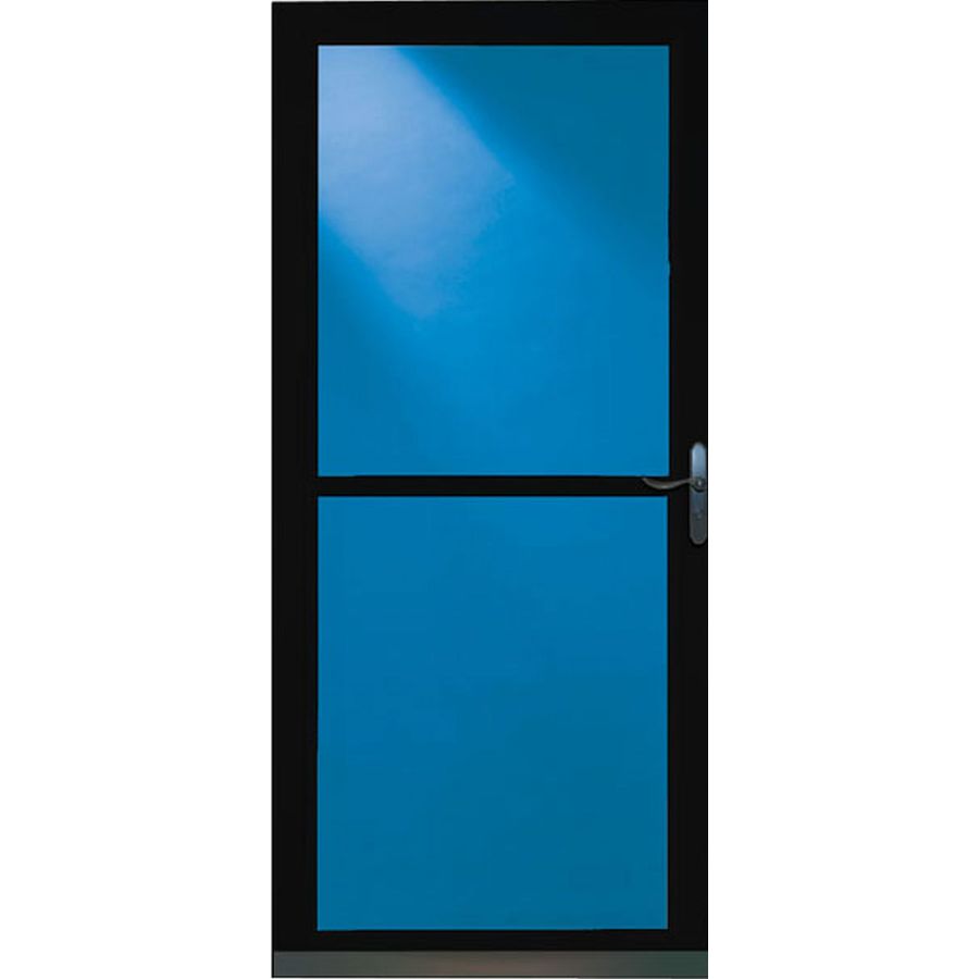 LARSON 32in x 81in Black Tradewinds FullView Tempered Glass Storm