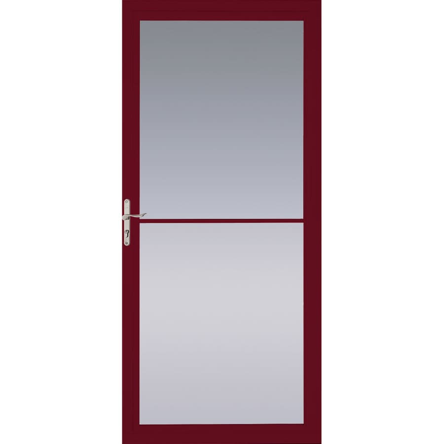 Pella Cranberry Full View Tempered Glass Retractable Screen Storm