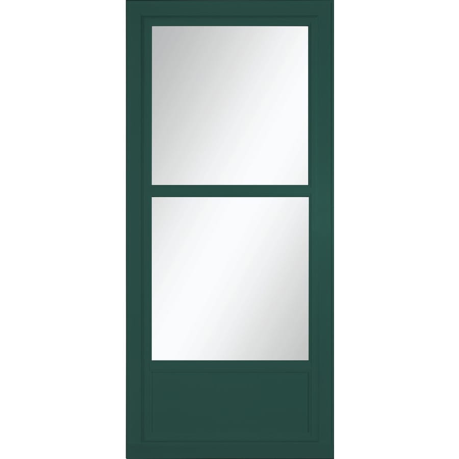 Larson Tradewinds Midview Green Mid View Aluminum Storm Door
