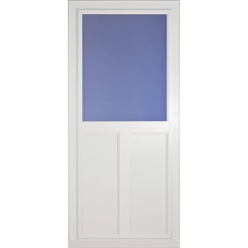 LARSON Tradewinds Highview 36in x 81in White HighView Aluminum Storm