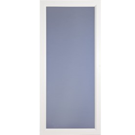 LARSON Signature Classic White Full-View Aluminum Storm Door (Common: 32-in x 81-in; Actual: 31.75-in x 79.75-in)