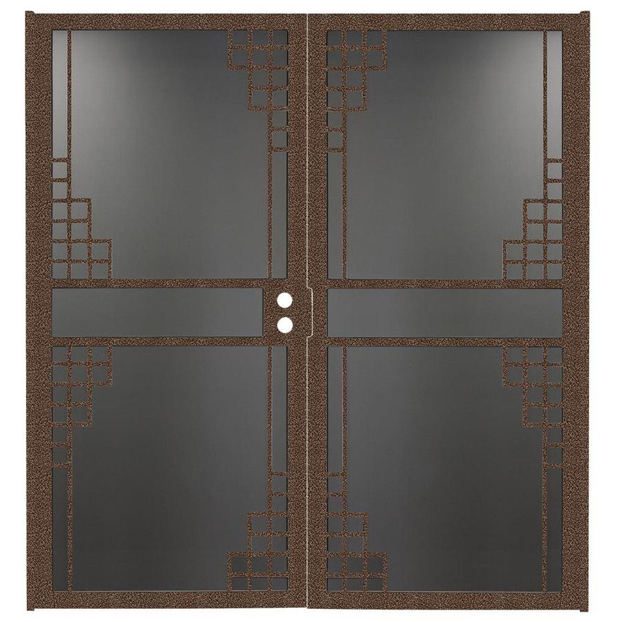 Gatehouse Monterey Bronze Steel Surface Mount Double Security Door