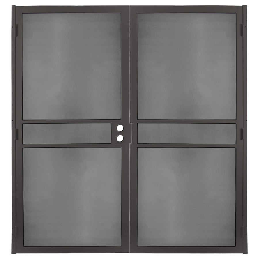 Gatehouse Pasadena Bronze Steel Surface Mount Double Security Door