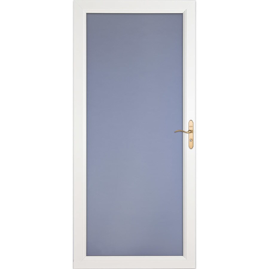 Larson Signature Classic White Full View Aluminum Storm Door