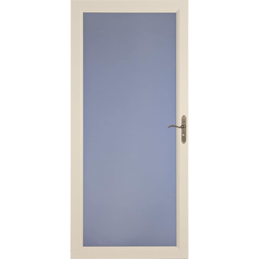 LARSON Signature Classic Almond FullView Aluminum Storm Door