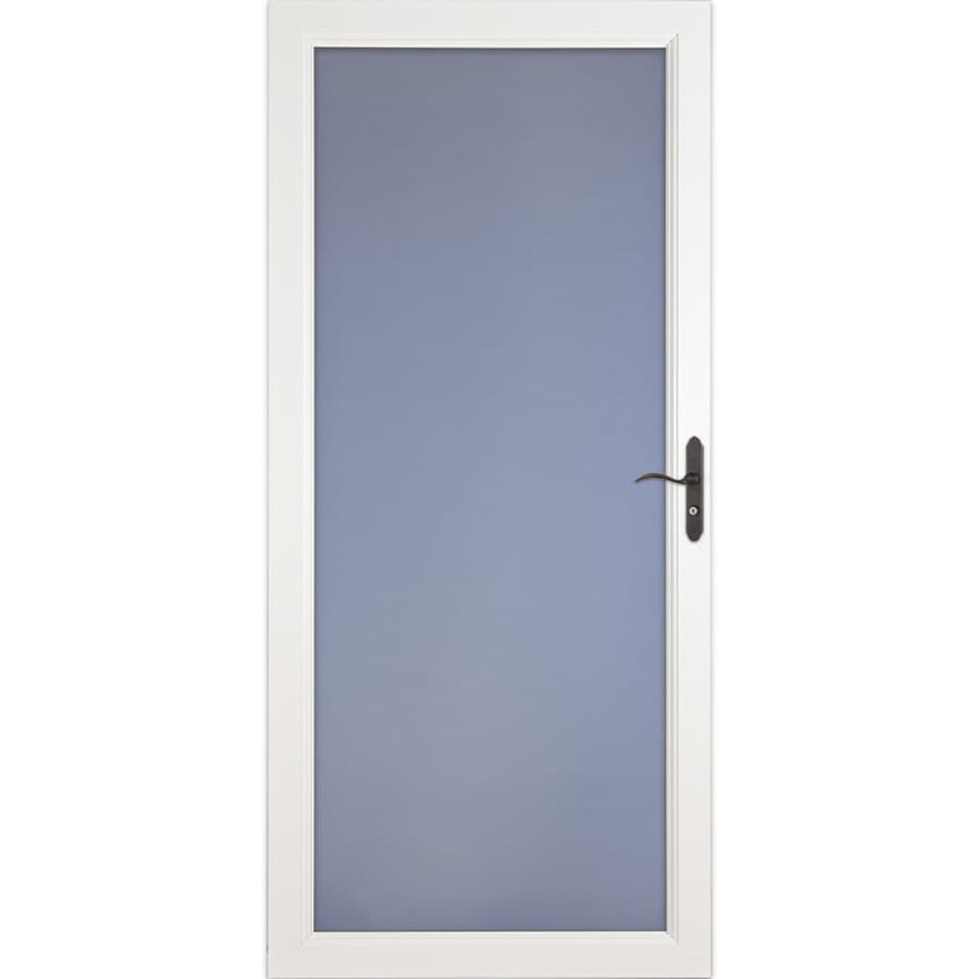 Larson Signature Classic White Full View Aluminum Storm Door