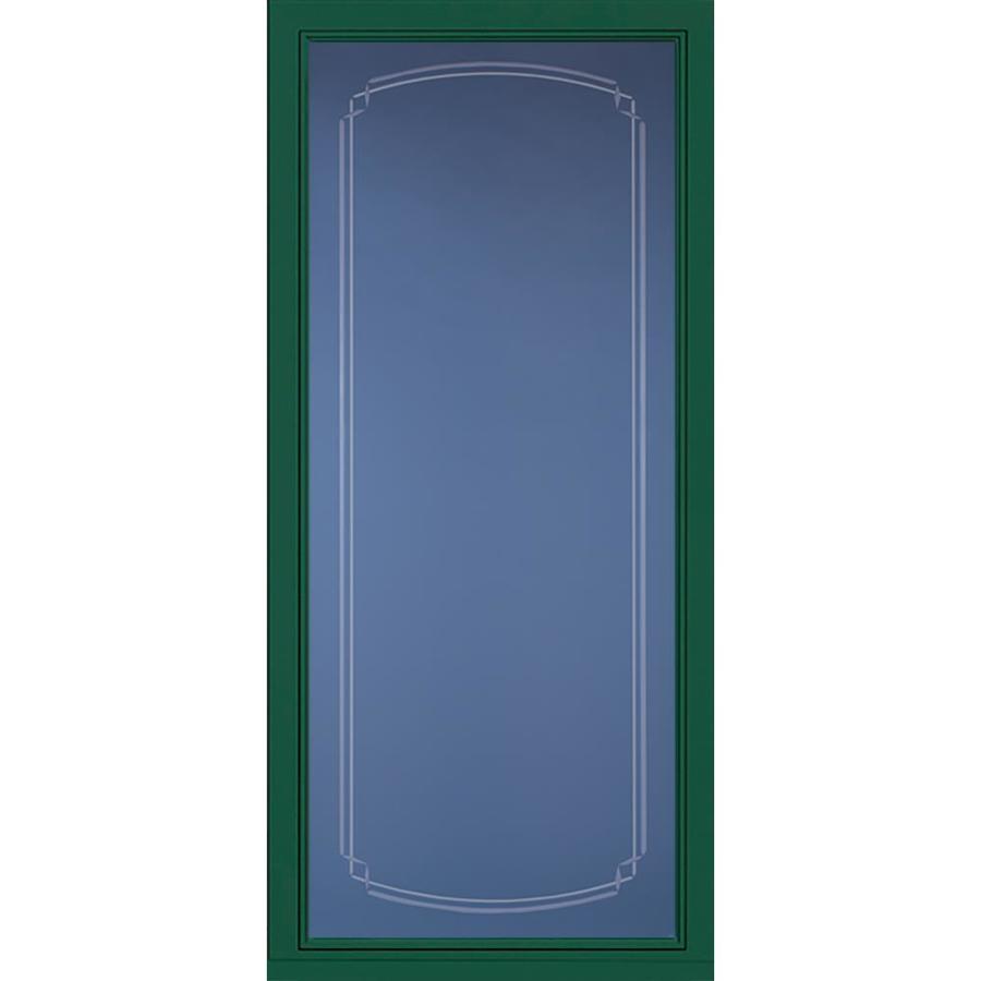 Pella Select Hunter Green FullView Aluminum Standard Storm Door