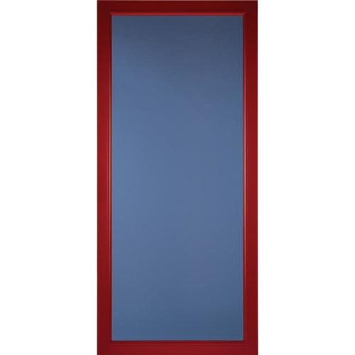 Pella Select Real Red FullView Aluminum Standard Storm Door