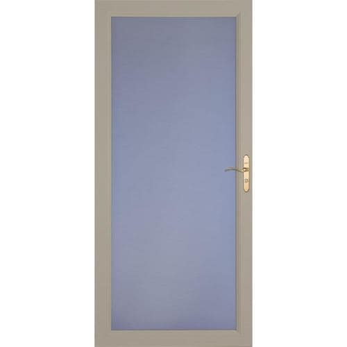 LARSON Signature Premium Sandstone Full-view Aluminum Storm Door ...