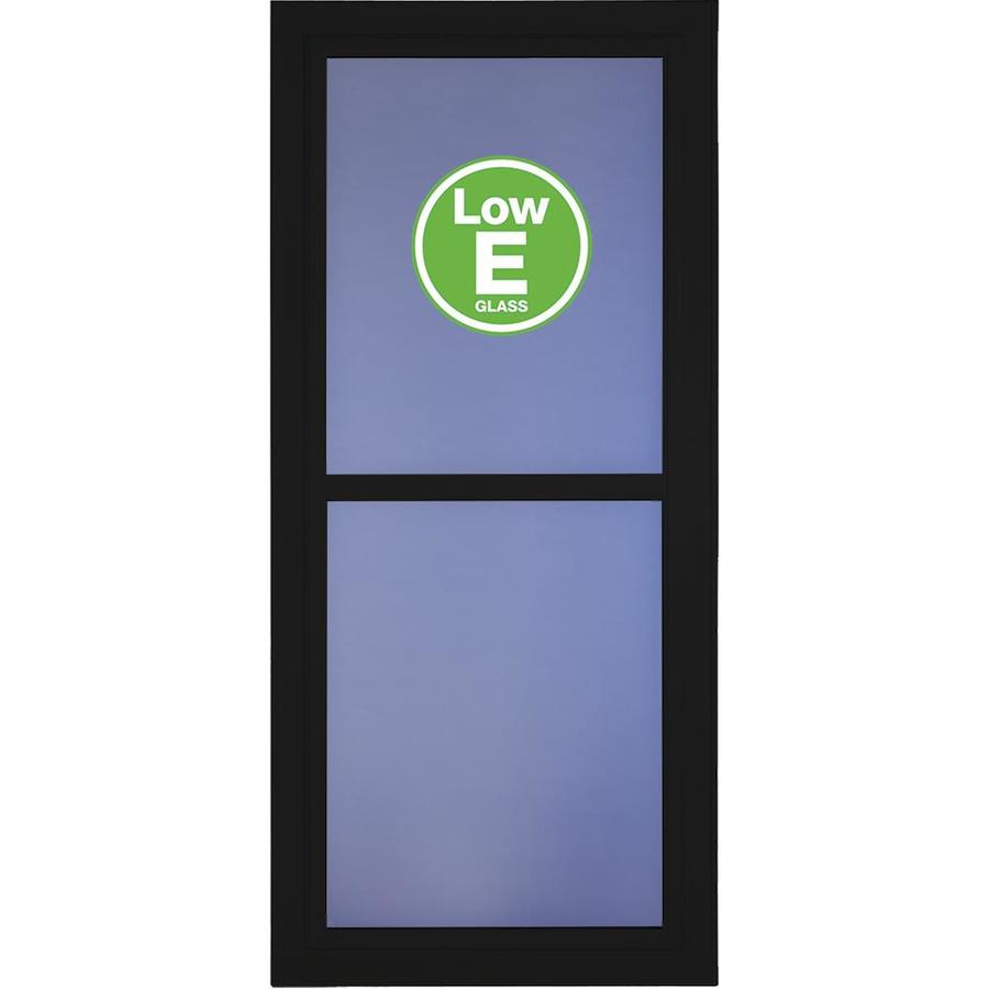 Larson Tradewinds Premium Black Full View Aluminum Storm Door