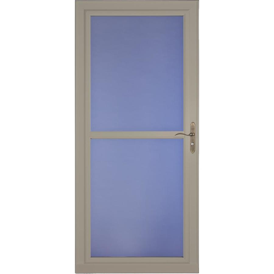 LARSON Tradewinds Premium Sandstone FullView Aluminum Storm Door