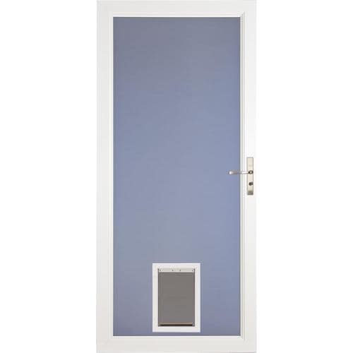 LARSON Signature Pet Door 32-in x 81-in White Full-View ...