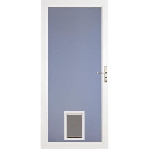 LARSON Signature Pet Door 36in x 81in White FullView Aluminum Storm