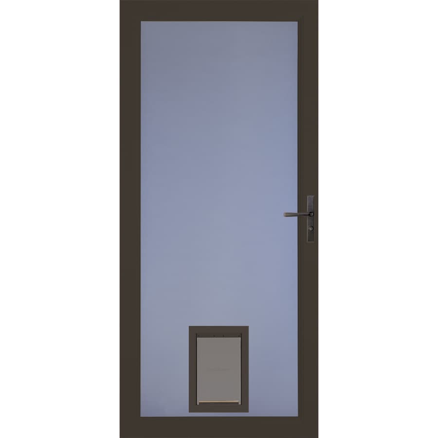 Brown Pet Door Storm Doors At Lowes Com