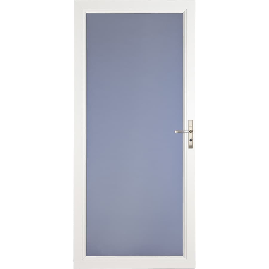 Larson Signature Classic White Full View Aluminum Storm Door