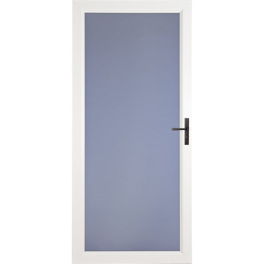Larson Signature Classic White Full View Aluminum Storm Door