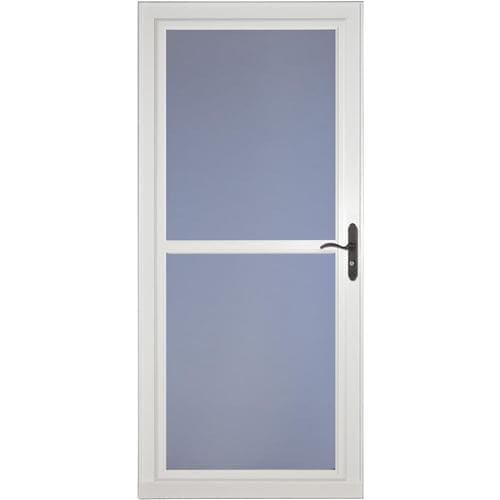 LARSON Tradewinds Selection White Fullview Aluminum Storm Door