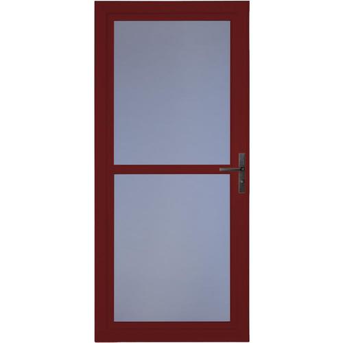 LARSON Tradewinds 32in x 81in Cranberry FullView Aluminum Storm Door