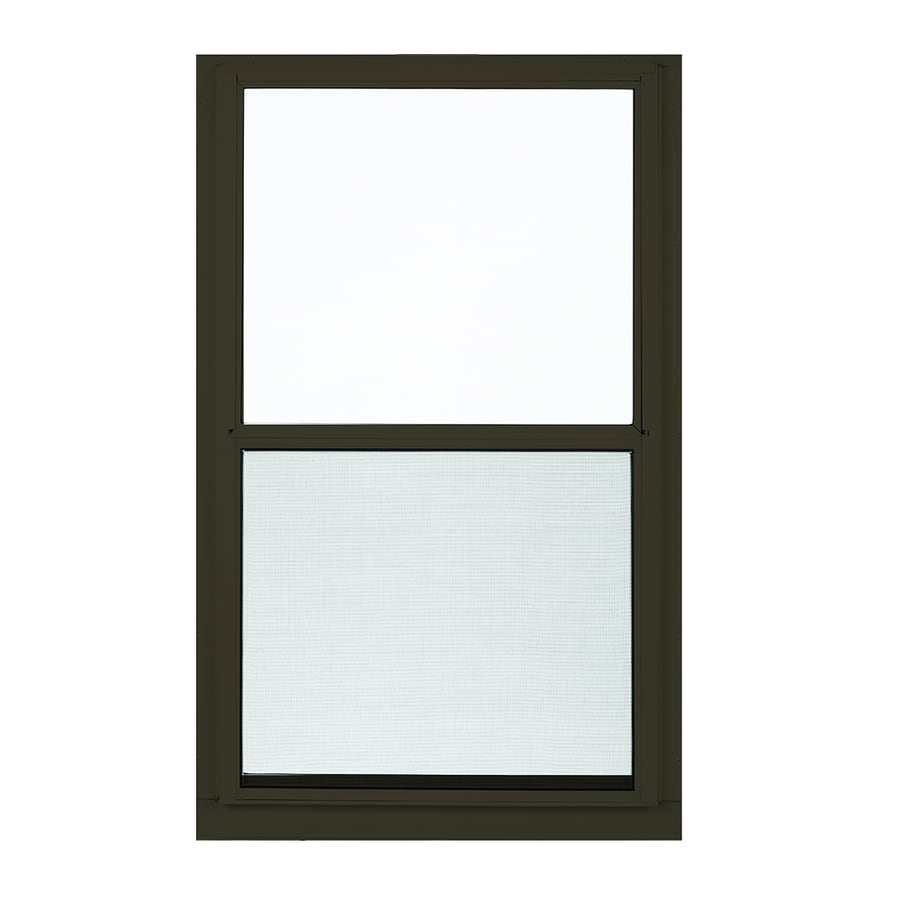 Low E Aluminum Brown Window Rough Opening 32 In X 39 In Actual 31 875 In X 39 In