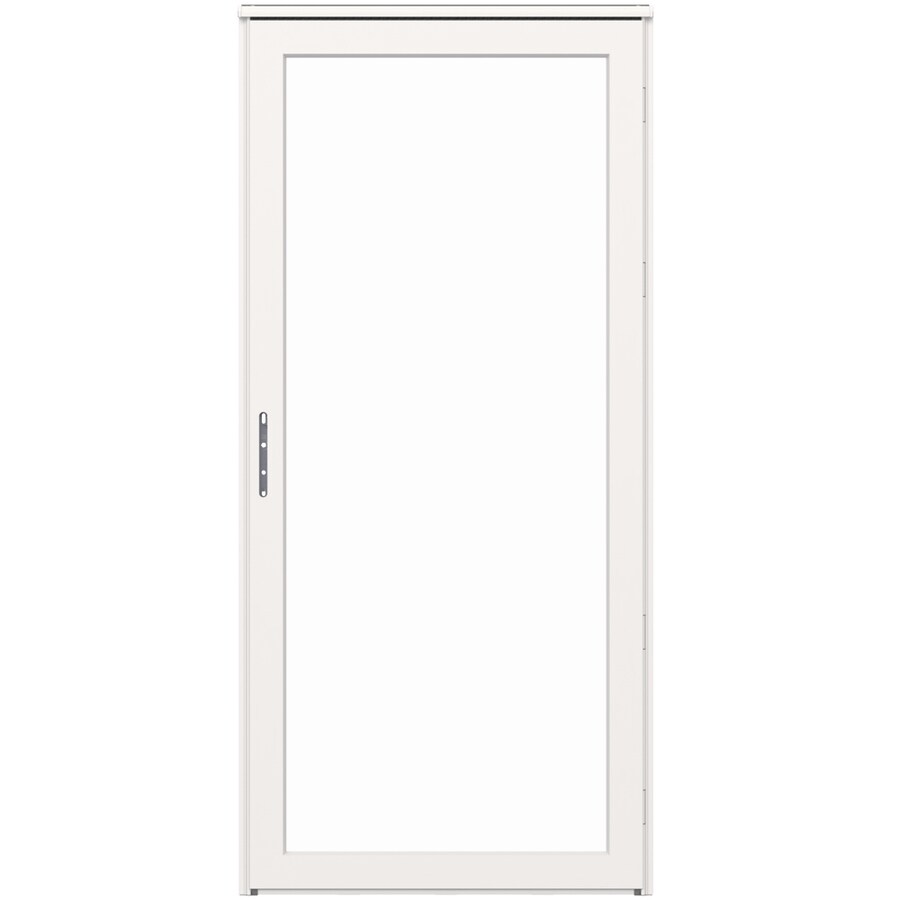 LARSON Platinum IFG 36in x 81in White Linen FullView LeftHand