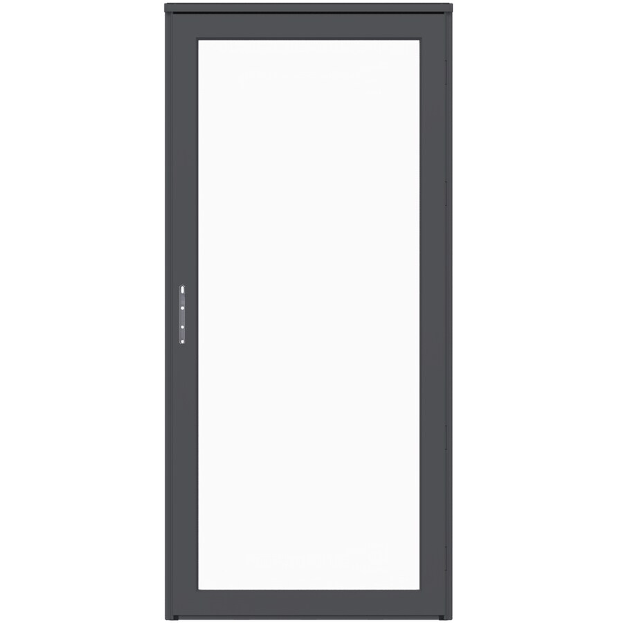 LARSON Platinum IFG 36in x 81in Graphite FullView LeftHand Outswing