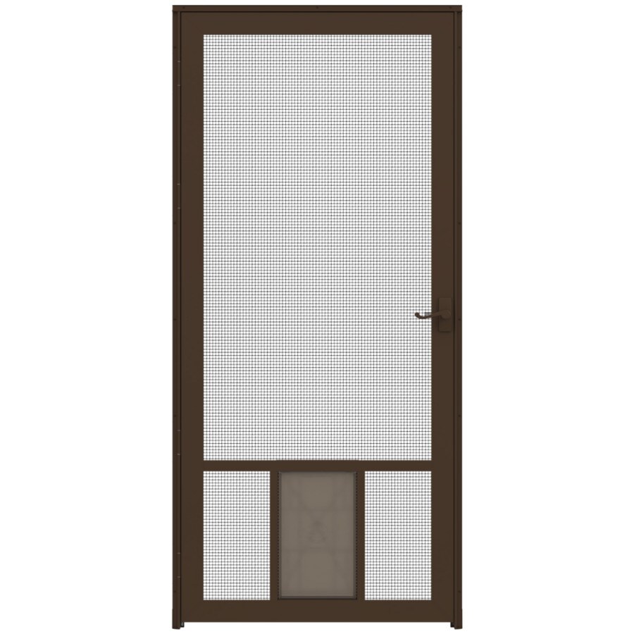 LARSON Pet Breeze 32 in x 81 in Brown in the Screen Doors department at