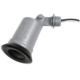 UPC 092326110303 product image for Hubbell TayMac 2.41-in 1-Head Fluorescent Gray Switch-Controlled Flood Light | upcitemdb.com