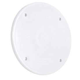 UPC 092326130066 product image for Hubbell TayMac 1-Gang Round Plastic Electrical Box Cover | upcitemdb.com