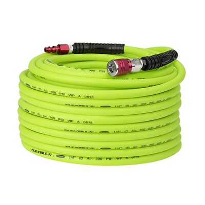 Flexzilla 1 4 In Kink Free 100 Ft Hybrid Polymer Air Hose At Lowes Com