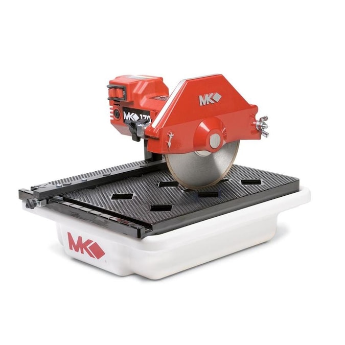 MK Diamond Products 7-in 5-Amp Wet Tabletop Tile Saw in the Tile Saws