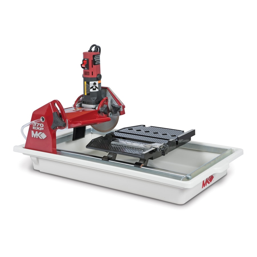 Shop MK Diamond Products 7-in 1.25-HP Wet Sliding Table Tile Saw at
