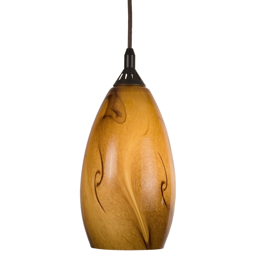 Checkolite International 1 Light Leopard Swirl Art Glass Capsule Checkolite International 1 Light Leopard Swirl Art Glass Capsule Pendant