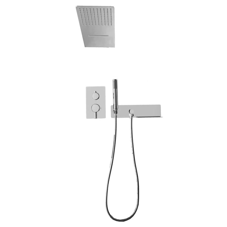 Moorefield Chrome Built In Shower System At Com Moorefield Chrome Built In Shower System