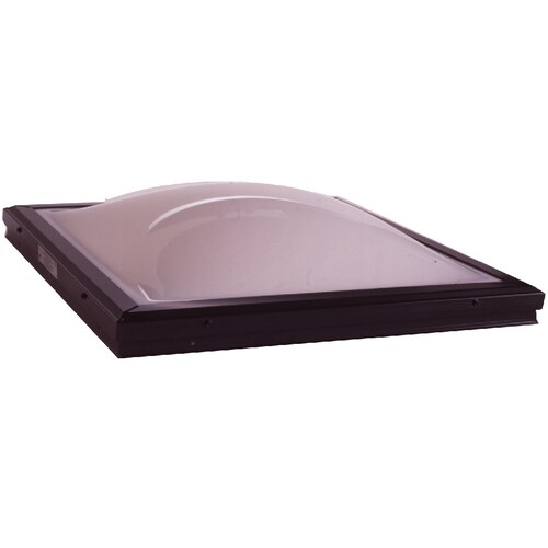 Solar 22 x 22 Solar Fixed Curb Mount Skylight, with White over Clear